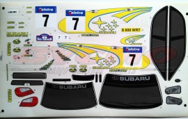 DECORACIÓN SUBARU WRC 03 1/10 T. (1u. 1 HOJA)